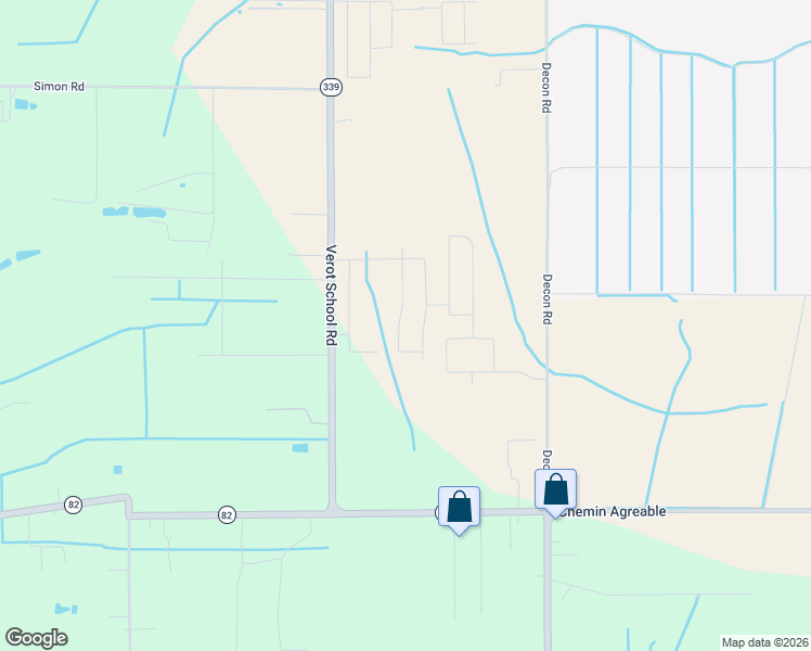map of restaurants, bars, coffee shops, grocery stores, and more near Santander Drive in Youngsville