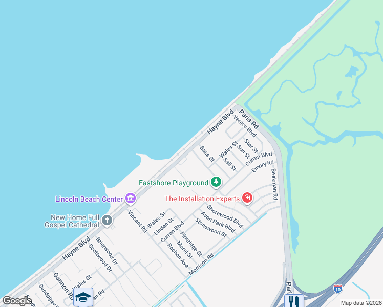 map of restaurants, bars, coffee shops, grocery stores, and more near 8021 Buffalo Road in New Orleans