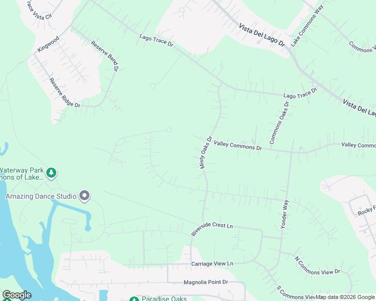 map of restaurants, bars, coffee shops, grocery stores, and more near 28810 Misty Oaks Drive in Huffman