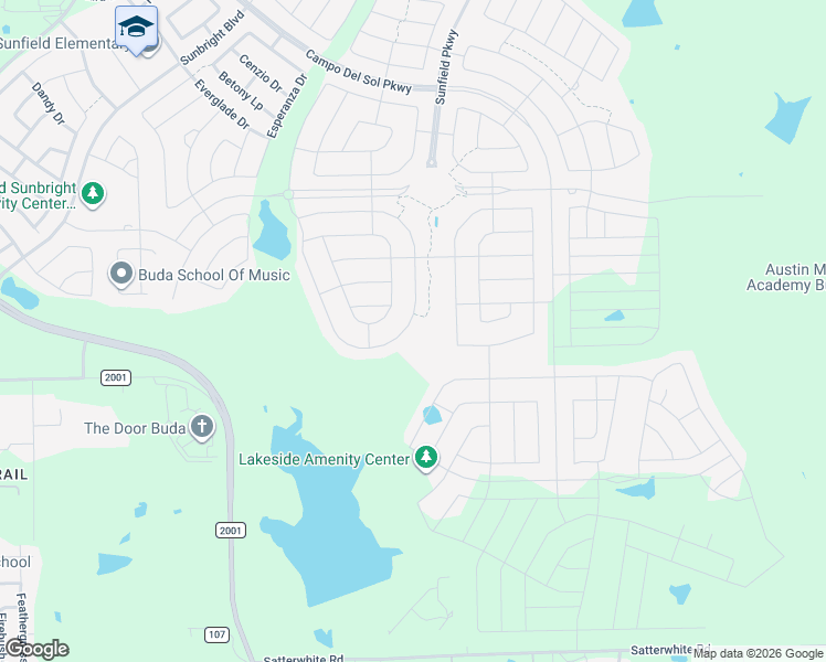 map of restaurants, bars, coffee shops, grocery stores, and more near 630 Cherrystone Loop in Buda