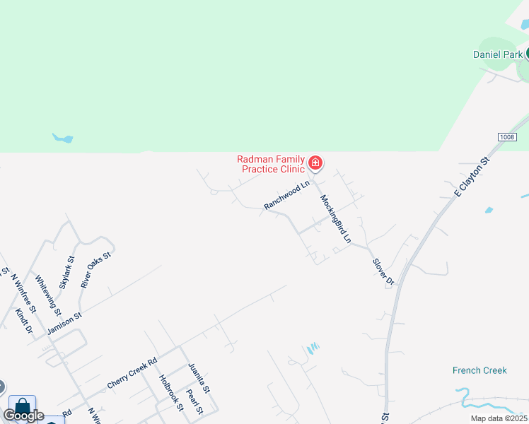 map of restaurants, bars, coffee shops, grocery stores, and more near 59 Atascosita Trail in Dayton
