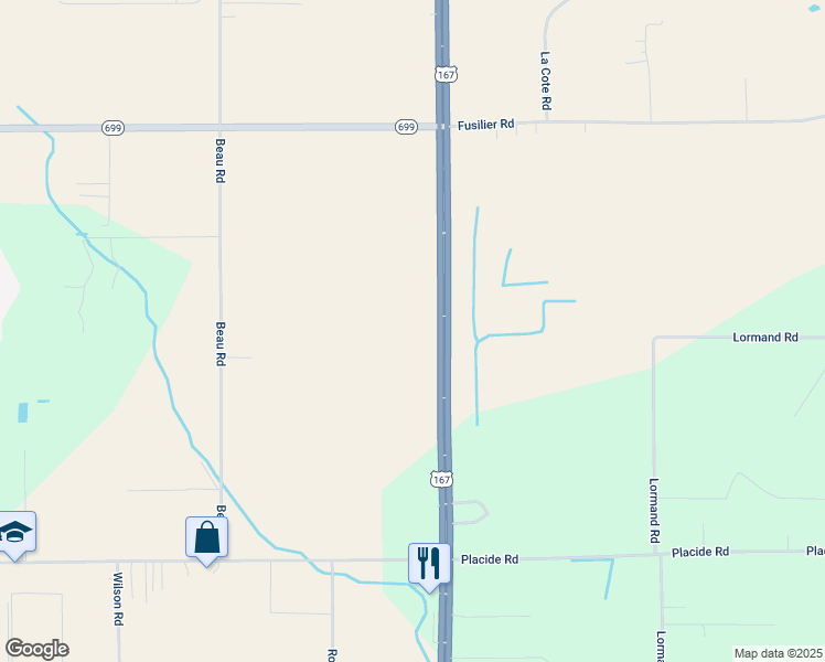 map of restaurants, bars, coffee shops, grocery stores, and more near in Maurice