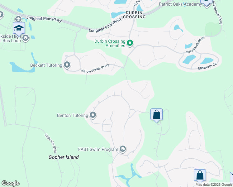 map of restaurants, bars, coffee shops, grocery stores, and more near 5211 Still Creek Court in Jacksonville