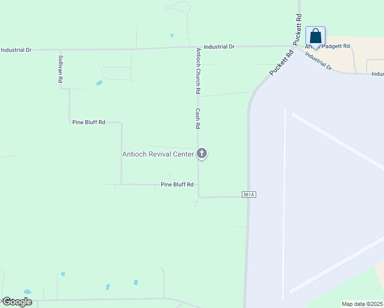 map of restaurants, bars, coffee shops, grocery stores, and more near 3723 Cash Road in Perry