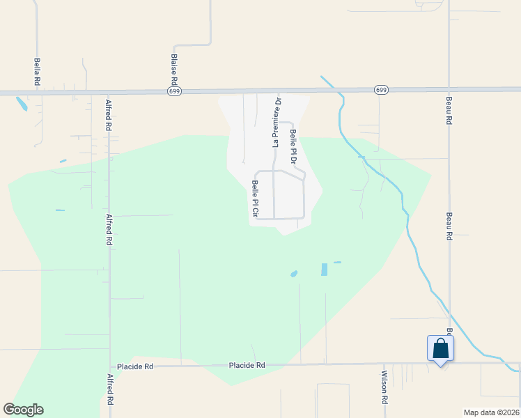map of restaurants, bars, coffee shops, grocery stores, and more near 9623 Belle Place Circle in Maurice