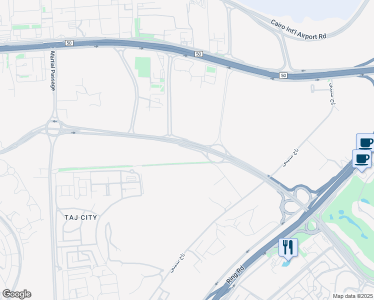 map of restaurants, bars, coffee shops, grocery stores, and more near in Nasr City