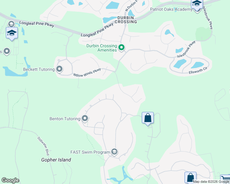 map of restaurants, bars, coffee shops, grocery stores, and more near 5211 Still Creek Court in Jacksonville