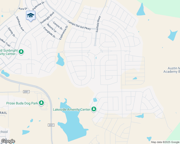 map of restaurants, bars, coffee shops, grocery stores, and more near 737 Cherrystone Loop in Buda