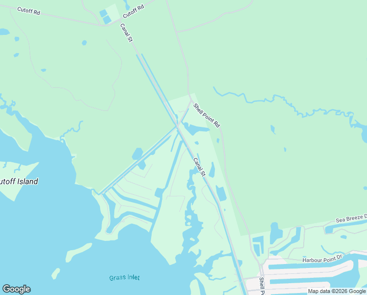 map of restaurants, bars, coffee shops, grocery stores, and more near 8 Southside Drive in Crawfordville
