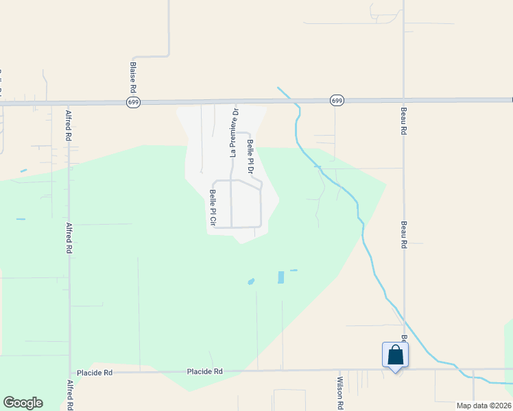 map of restaurants, bars, coffee shops, grocery stores, and more near 9706 Belle Place Drive in Maurice