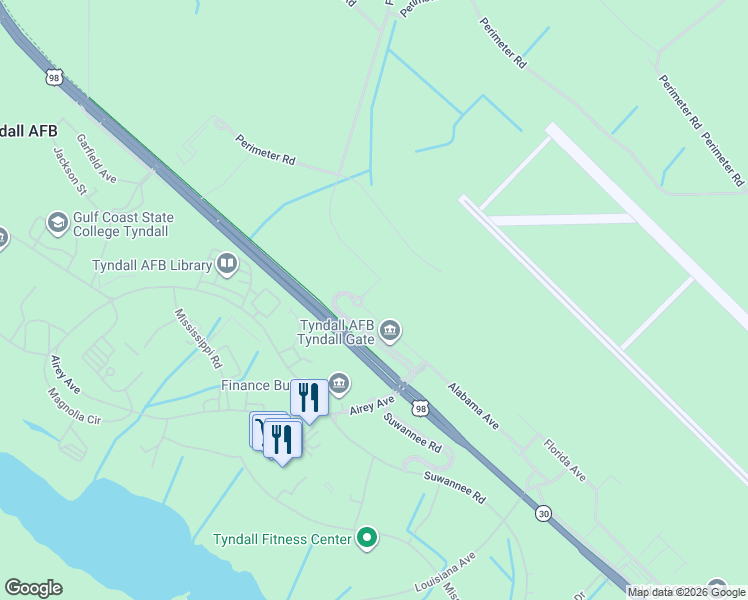 map of restaurants, bars, coffee shops, grocery stores, and more near in Panama City