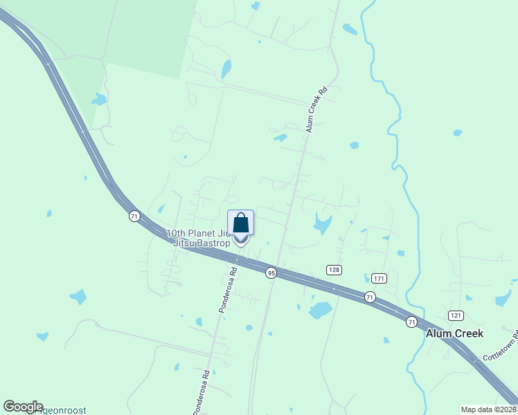 map of restaurants, bars, coffee shops, grocery stores, and more near 123 Wild Bird Loop in Smithville