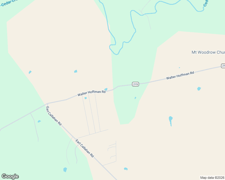 map of restaurants, bars, coffee shops, grocery stores, and more near Walter Hoffman Road in Cedar Creek