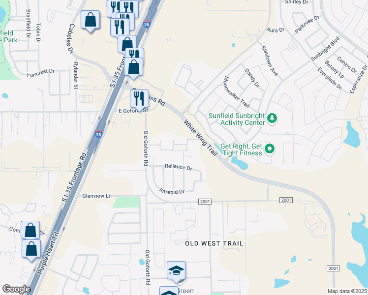 map of restaurants, bars, coffee shops, grocery stores, and more near 126 Gold Canyon Dr in Niederwald