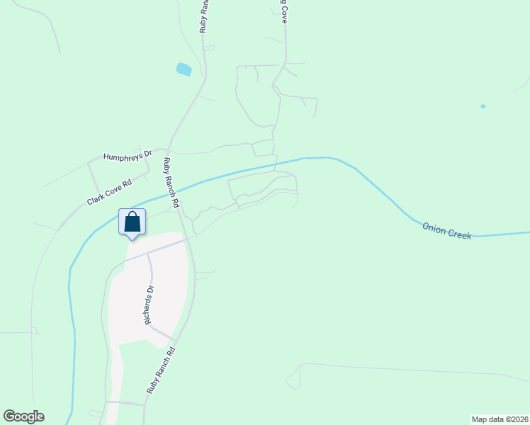 map of restaurants, bars, coffee shops, grocery stores, and more near 415 East Bartlett Drive in Buda