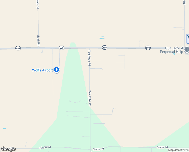 map of restaurants, bars, coffee shops, grocery stores, and more near Teerobe Rd in Kaplan