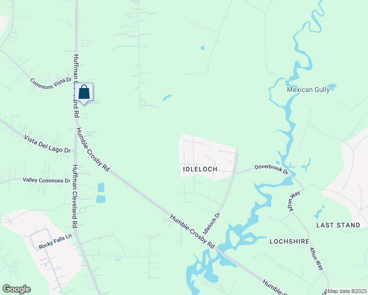 map of restaurants, bars, coffee shops, grocery stores, and more near 28634 Oakden Court in Huffman