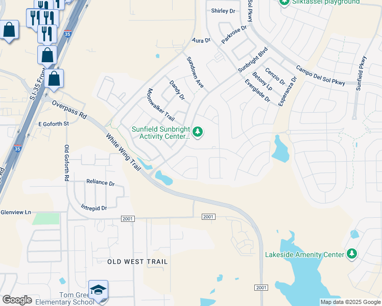 map of restaurants, bars, coffee shops, grocery stores, and more near 249 Orchard Hill Trail in Buda