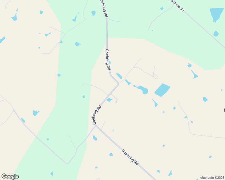 map of restaurants, bars, coffee shops, grocery stores, and more near 6425 Goehring Road in Ledbetter