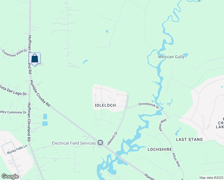 map of restaurants, bars, coffee shops, grocery stores, and more near 3535 Dryburgh Court in Huffman