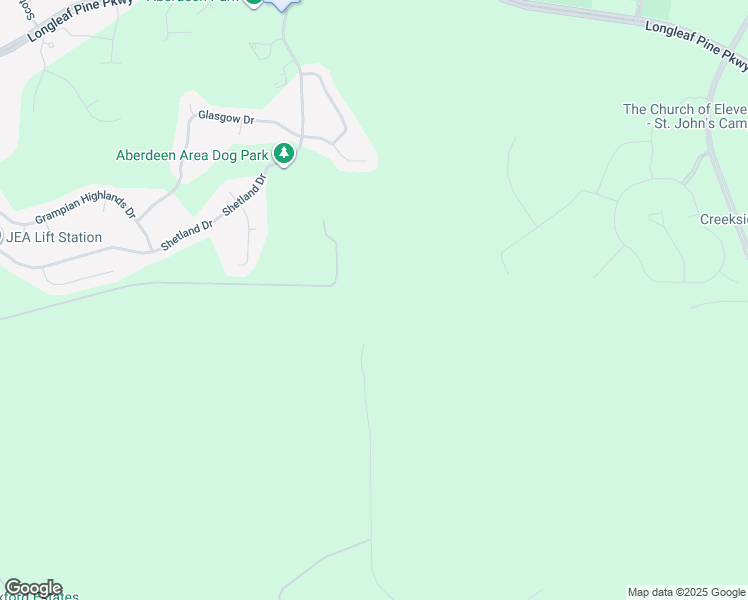 map of restaurants, bars, coffee shops, grocery stores, and more near Unnamed Road in Saint Johns