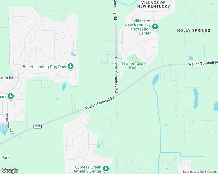 map of restaurants, bars, coffee shops, grocery stores, and more near 21334 Farm to Market 2920 in Hockley