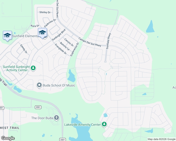 map of restaurants, bars, coffee shops, grocery stores, and more near 984 Cherrystone Loop in Mustang Ridge