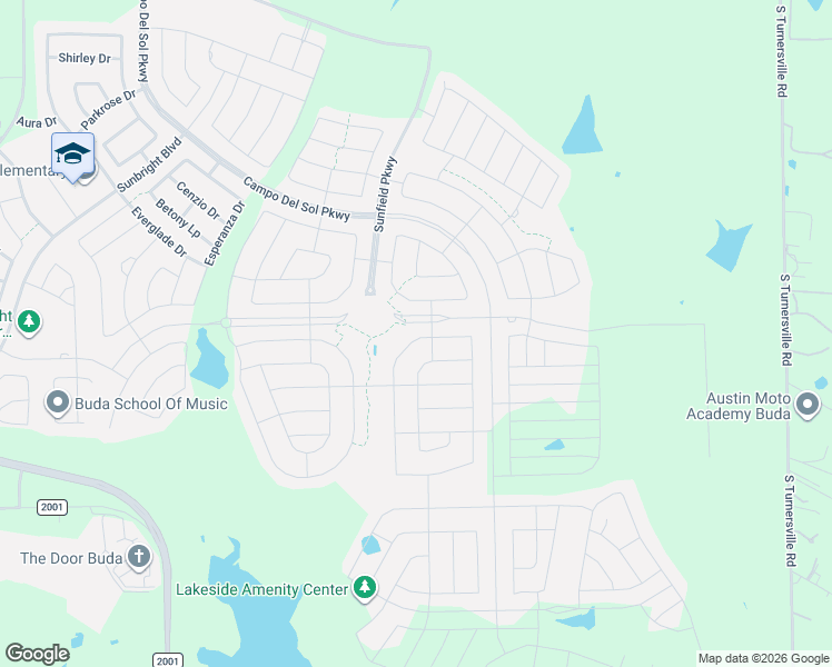 map of restaurants, bars, coffee shops, grocery stores, and more near 244 Baretta Loop in Mustang Ridge