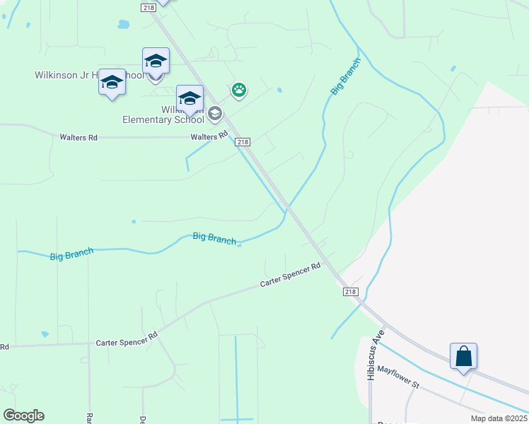 map of restaurants, bars, coffee shops, grocery stores, and more near Country Estates Road in Clay County