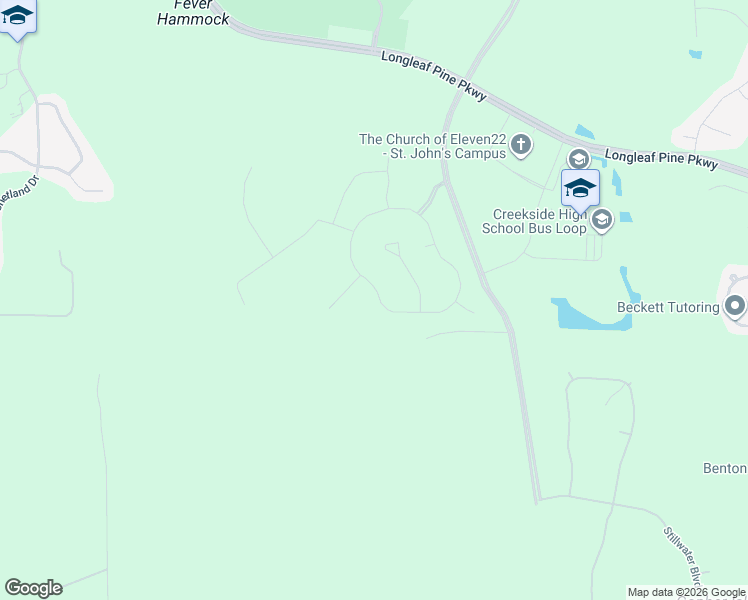 map of restaurants, bars, coffee shops, grocery stores, and more near Unnamed Road in Saint Johns