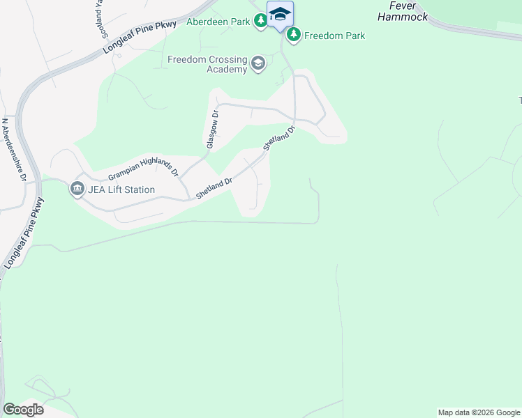map of restaurants, bars, coffee shops, grocery stores, and more near 157 Balmoral Castle Drive in Saint Johns