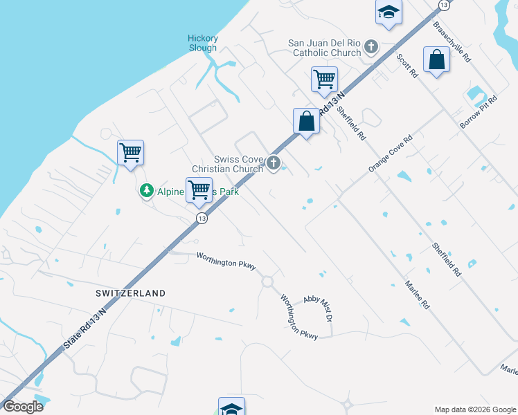 map of restaurants, bars, coffee shops, grocery stores, and more near 147 Villa Sovana Court in Fruit Cove