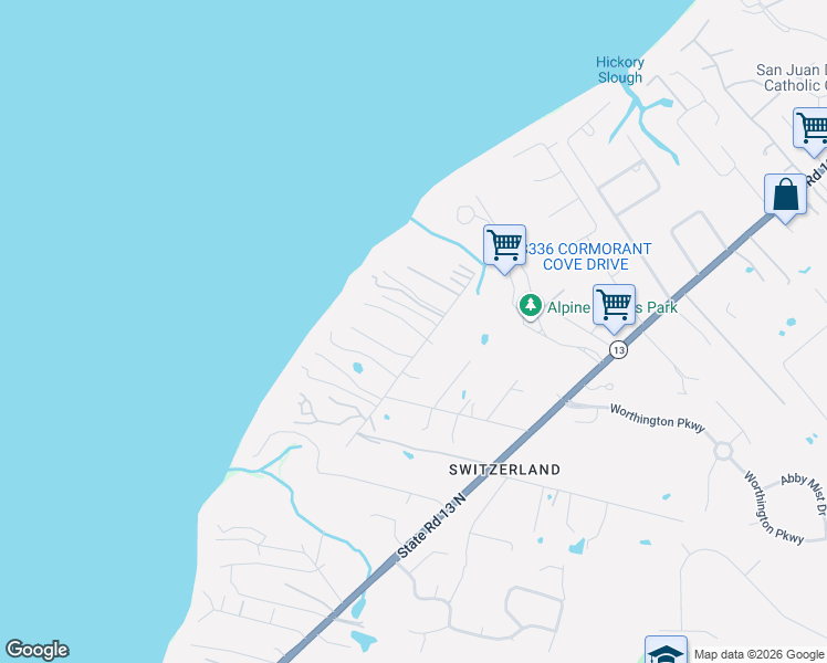 map of restaurants, bars, coffee shops, grocery stores, and more near 2062 Eventide Avenue in Fruit Cove