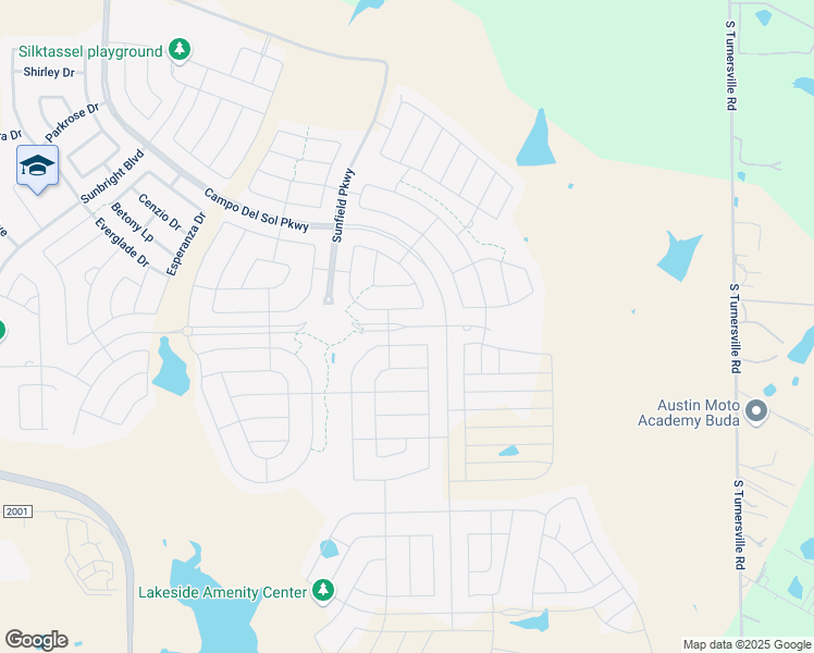 map of restaurants, bars, coffee shops, grocery stores, and more near Promenade Parkway in Hays County