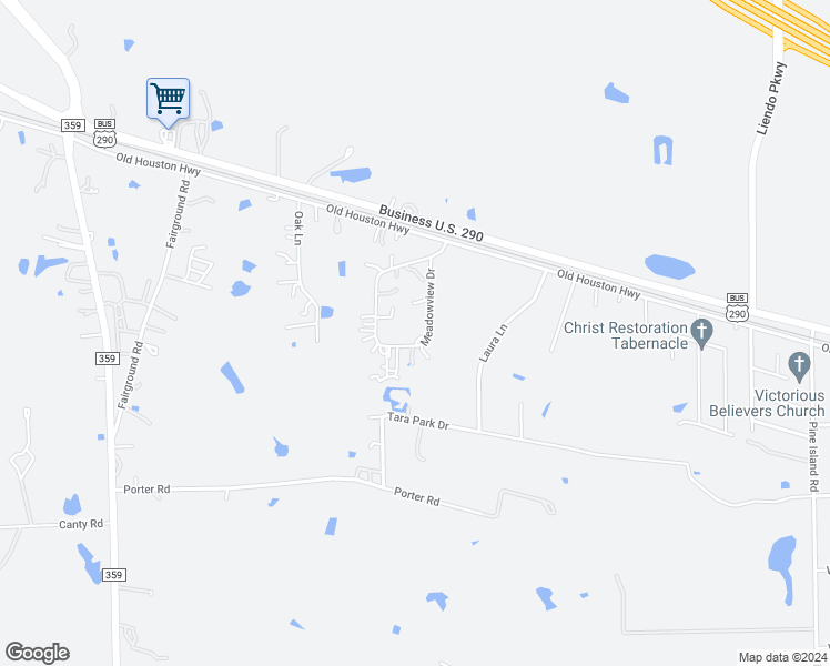 map of restaurants, bars, coffee shops, grocery stores, and more near 37767 Meadowview Drive in Hempstead