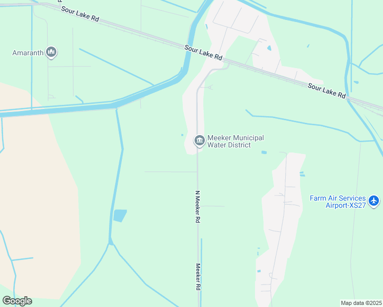 map of restaurants, bars, coffee shops, grocery stores, and more near 836 North Meeker Road in Beaumont