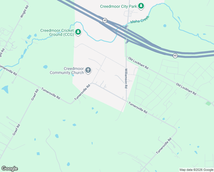 map of restaurants, bars, coffee shops, grocery stores, and more near 5200 Turnersville Road in Creedmoor