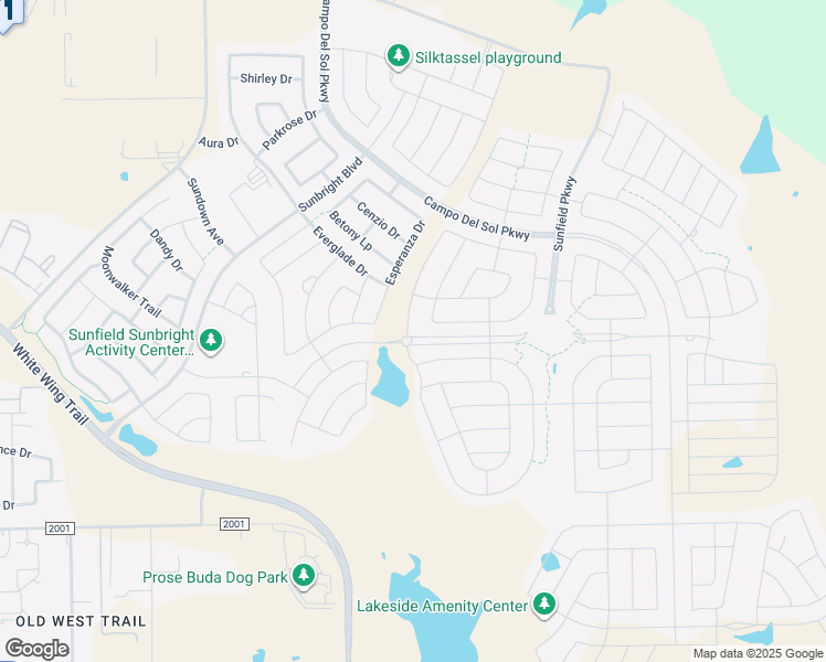 map of restaurants, bars, coffee shops, grocery stores, and more near 124 Leadtree Loop in Mustang Ridge