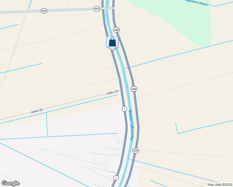 map of restaurants, bars, coffee shops, grocery stores, and more near 506 Louisiana 1 in Donaldsonville