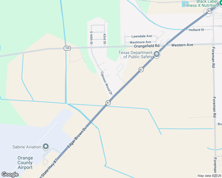 map of restaurants, bars, coffee shops, grocery stores, and more near 1010 Cypress Wood Drive in Orange