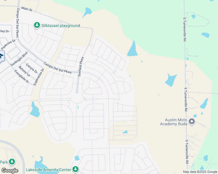 map of restaurants, bars, coffee shops, grocery stores, and more near Campo Del Sol Parkway in Mustang Ridge