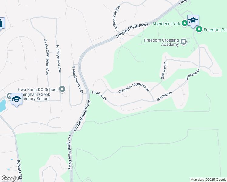 map of restaurants, bars, coffee shops, grocery stores, and more near 246 Grampian Highlands Drive in Saint Johns