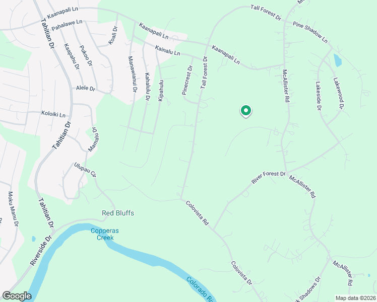 map of restaurants, bars, coffee shops, grocery stores, and more near 316 Tall Forest Drive in Bastrop
