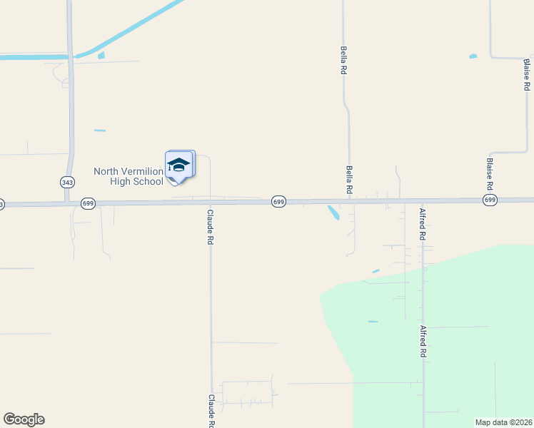 map of restaurants, bars, coffee shops, grocery stores, and more near Louisiana 699 in Maurice