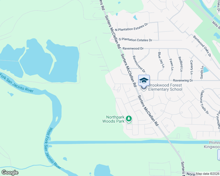 map of restaurants, bars, coffee shops, grocery stores, and more near 19812 Michael Lane in Porter