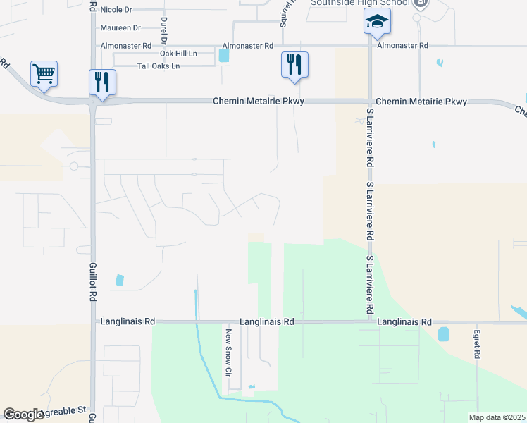 map of restaurants, bars, coffee shops, grocery stores, and more near 109 Bernay Court in Youngsville