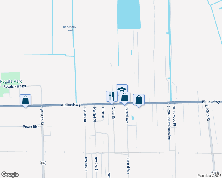 map of restaurants, bars, coffee shops, grocery stores, and more near 147 Goshen Lane in Reserve