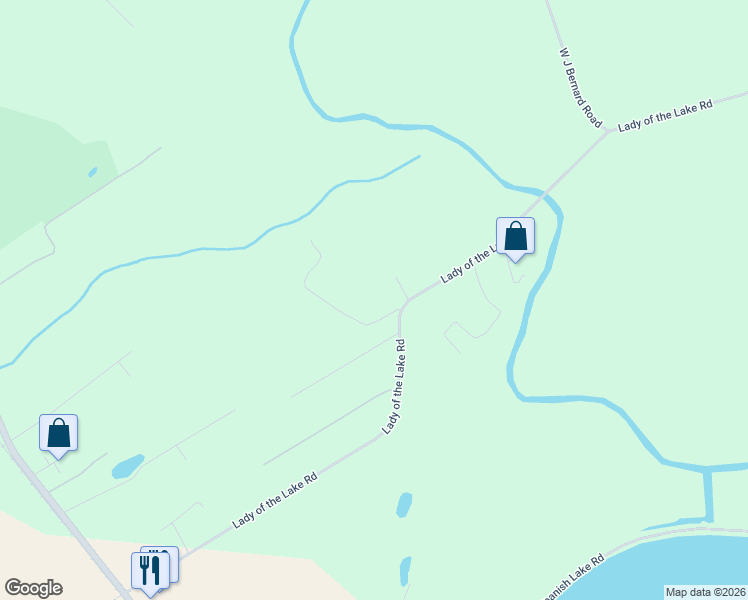 map of restaurants, bars, coffee shops, grocery stores, and more near 1210 Lady of the Lake Road in Saint Martinville