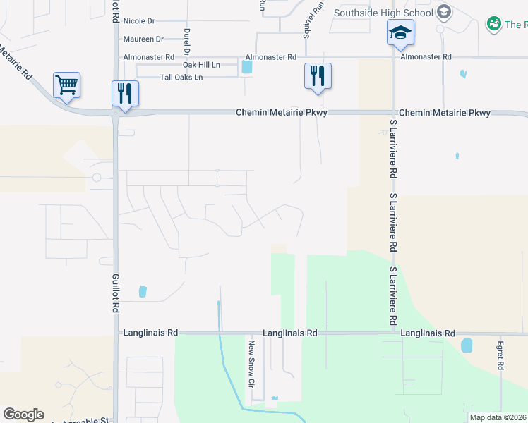 map of restaurants, bars, coffee shops, grocery stores, and more near 205 Berg Court in Youngsville