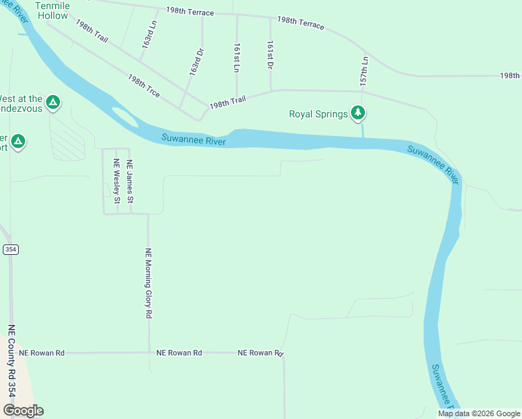 map of restaurants, bars, coffee shops, grocery stores, and more near 640 Northeast Marion Road in Mayo